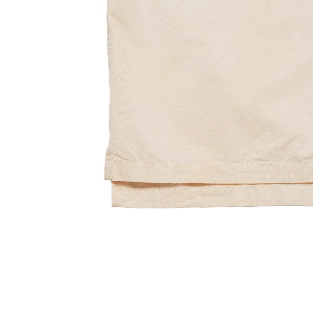 Open Collar Short Sleeve Shirt "Green Tea Dye"