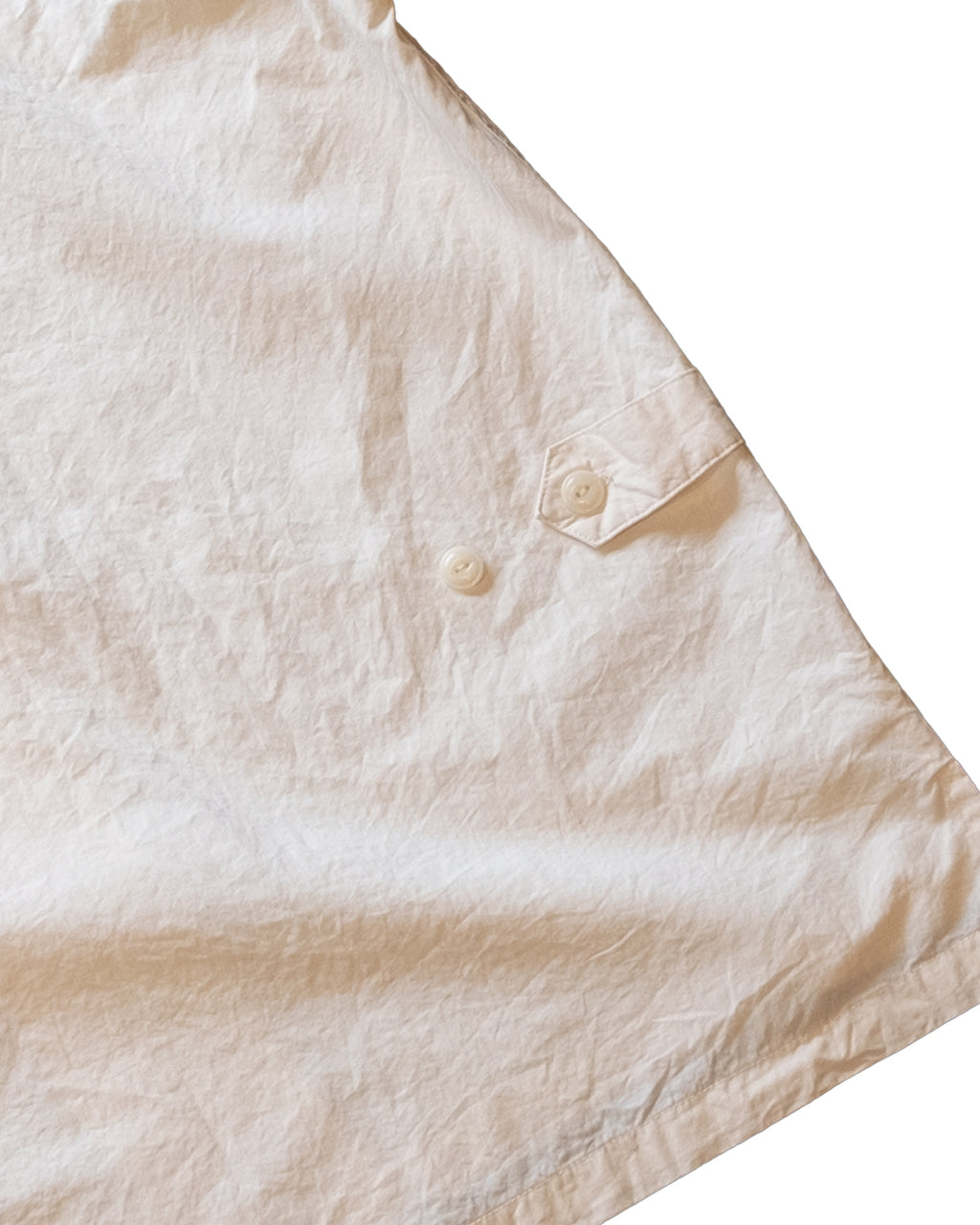Open Collar Short Sleeve Shirt "Natural Dye"