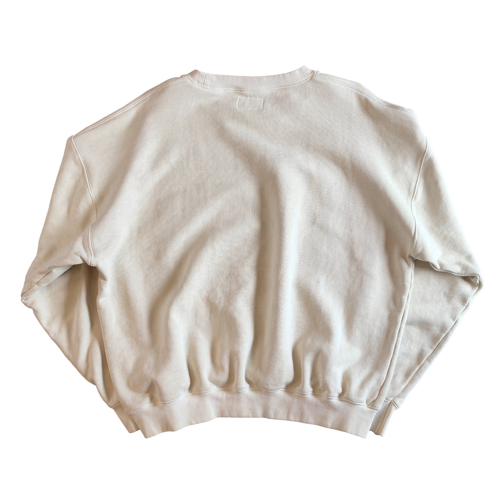 Natural dyeing Crew sweat "OCHA"
