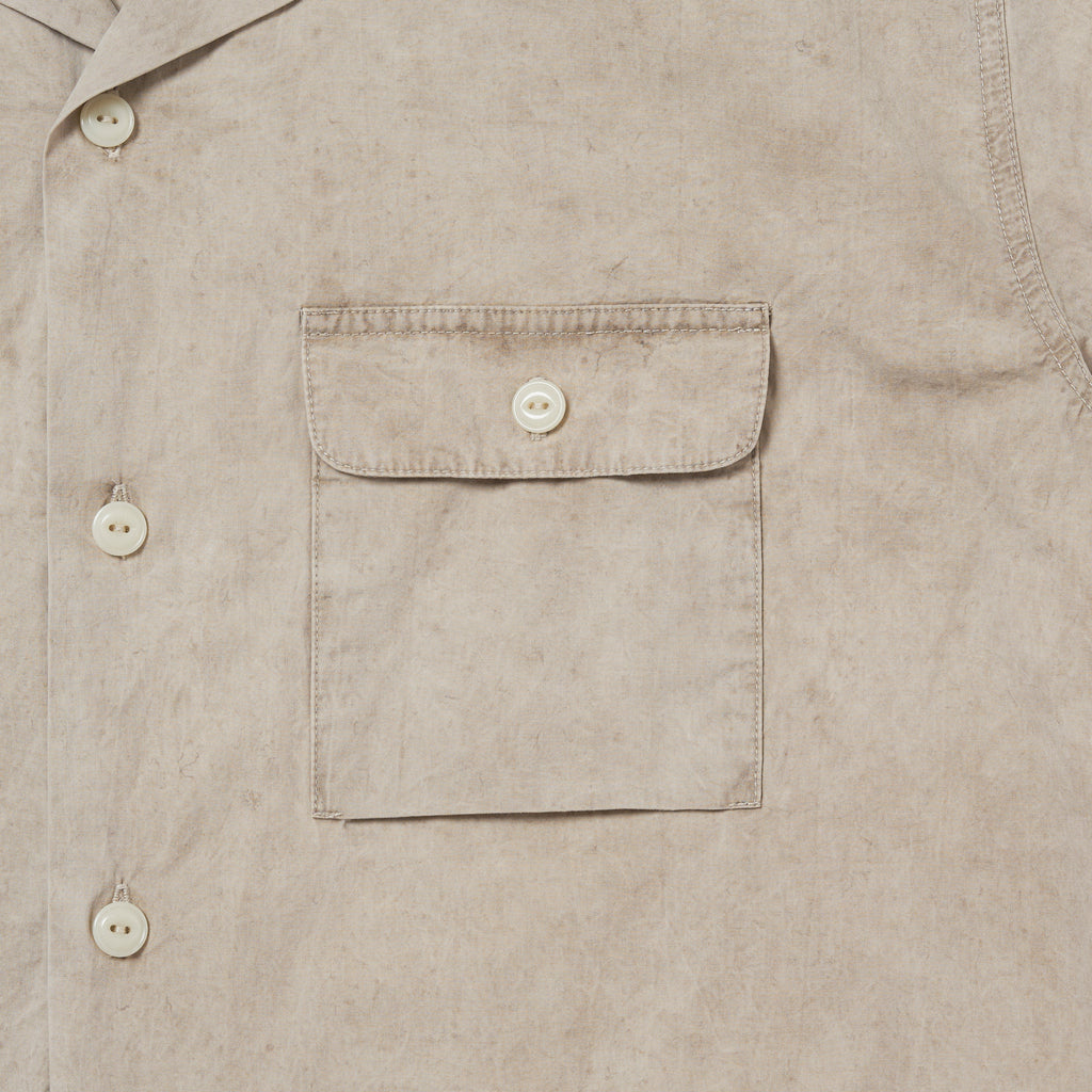 Open Collar Short Sleeve Shirt "Doro"
