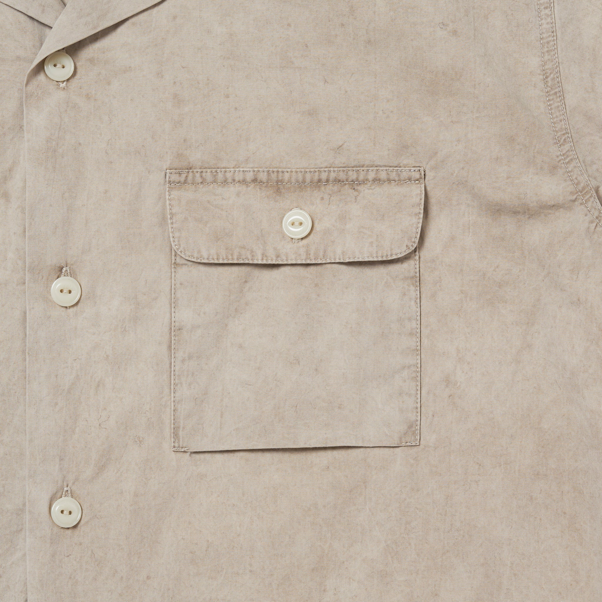 Open Collar Short Sleeve Shirt "Doro"