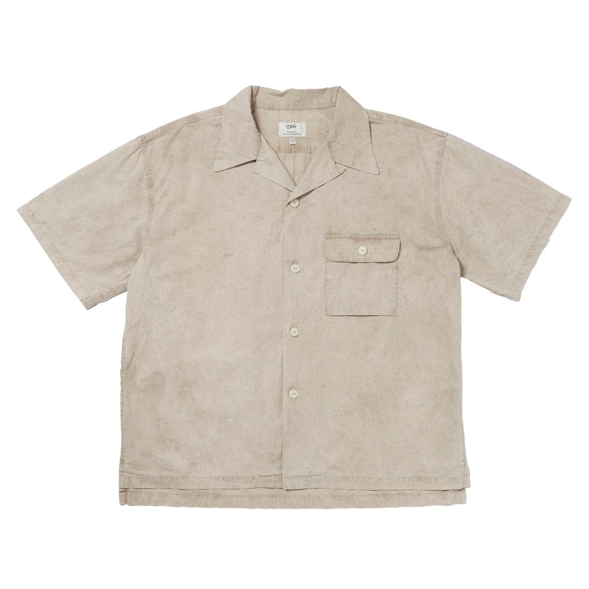 Open Collar Short Sleeve Shirt "Doro"