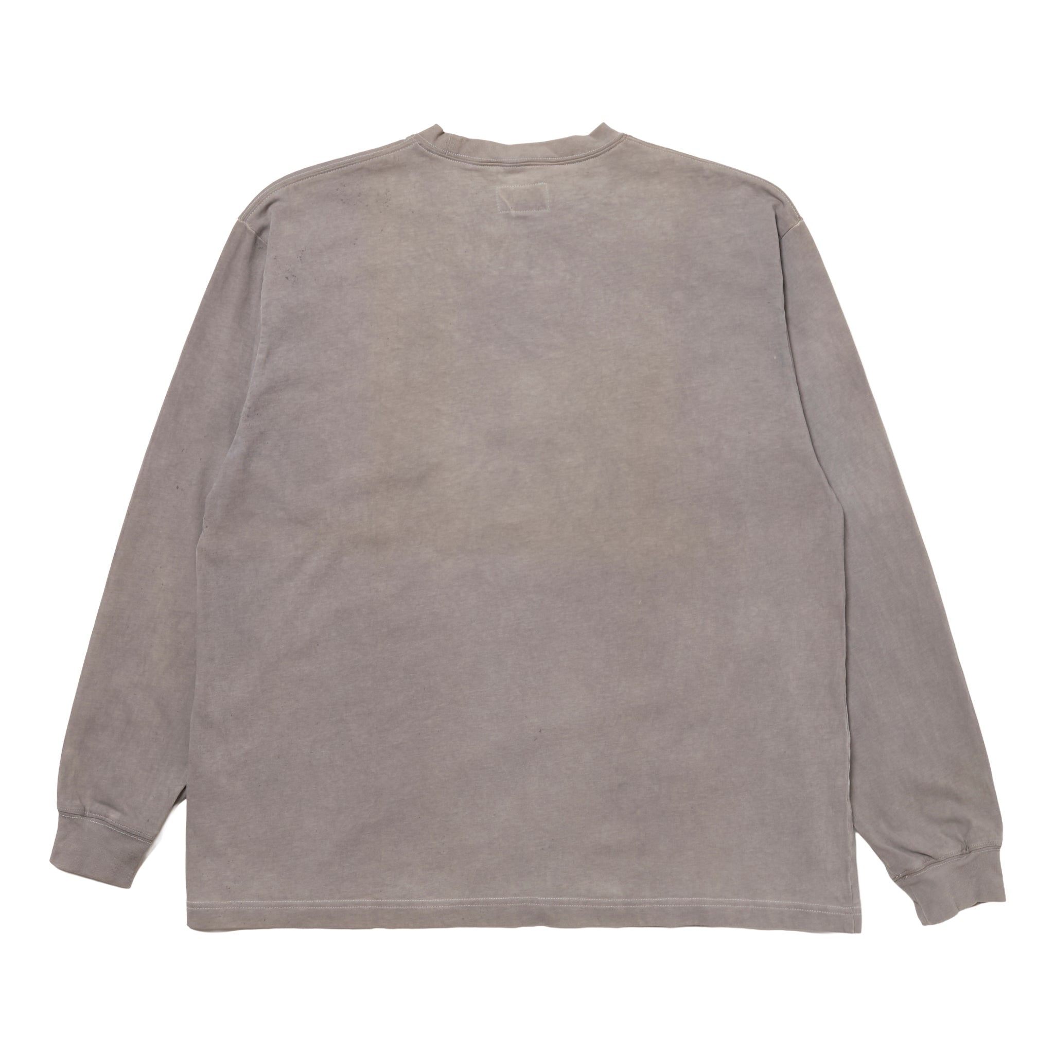 Natural Dyeing Long Sleeve Tee "Green Tea Dye"
