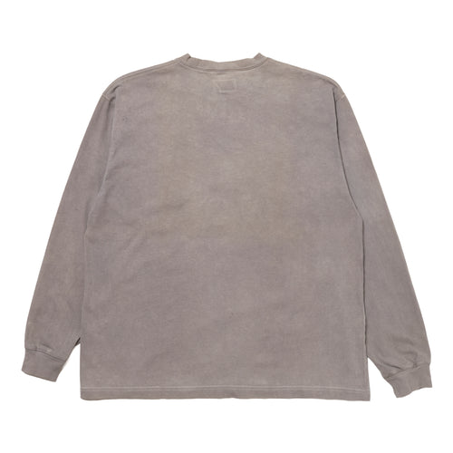 Natural Dyeing Long Sleeve Tee "Green Tea Dye"