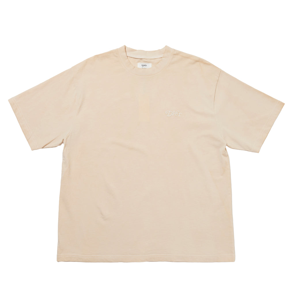 Natural Dyeing Short Sleeve Tee  "Green Tea Dye