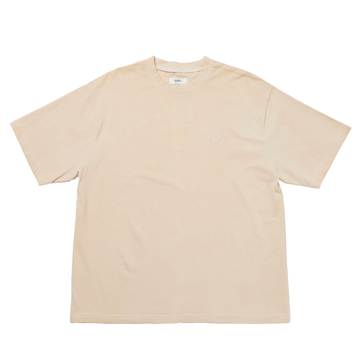 Natural Dyeing Short Sleeve Tee  "Green Tea Dye