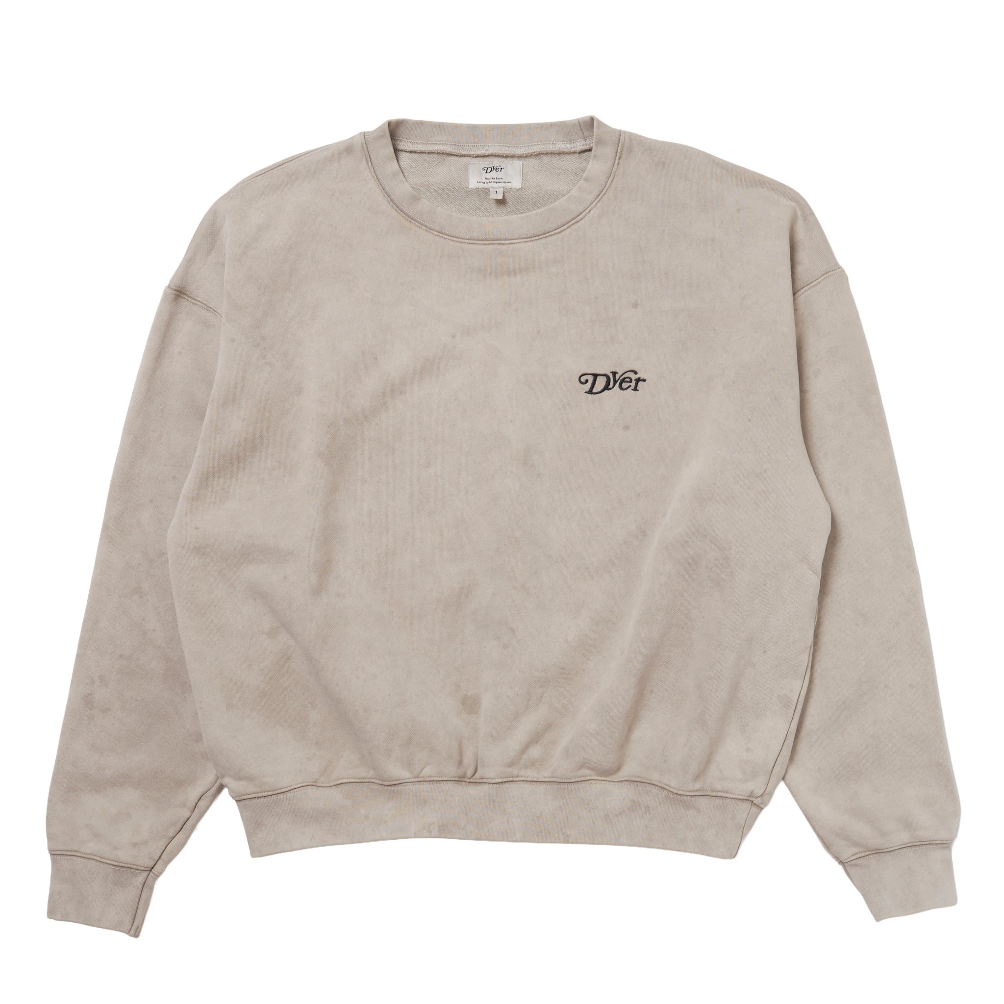 Natural Dyeing Crew Sweat "Doro"