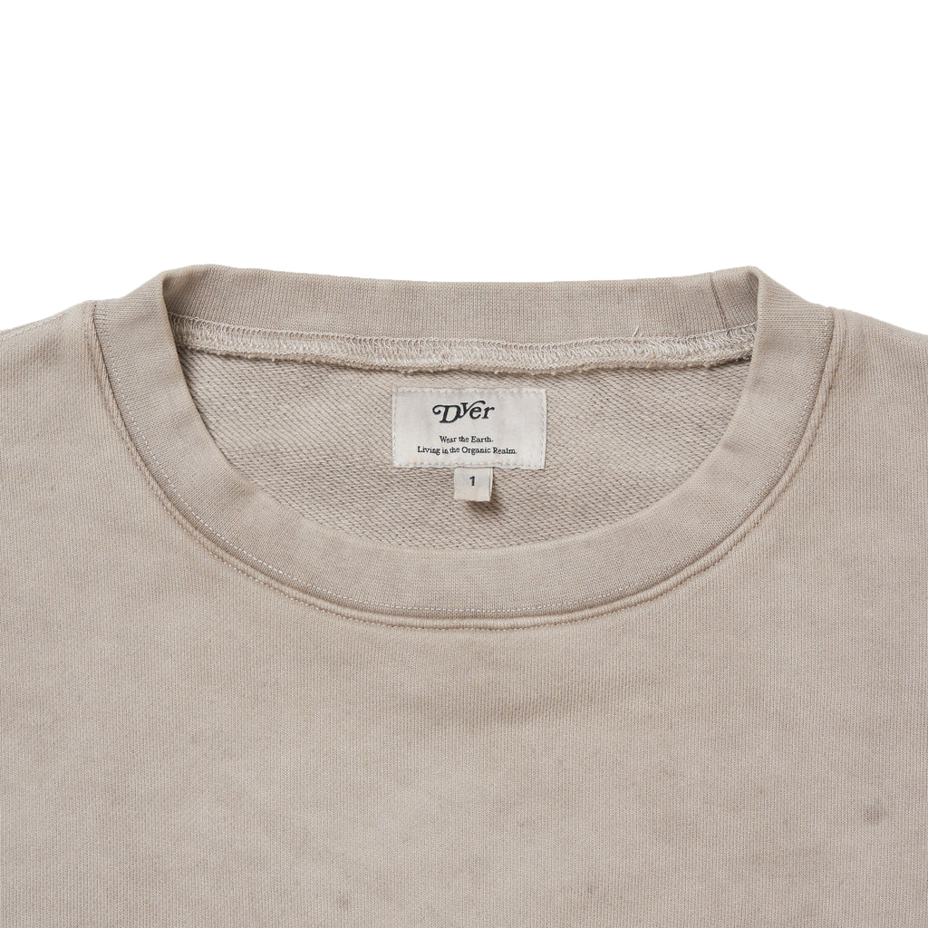 Natural Dyeing Crew Sweat "Doro"