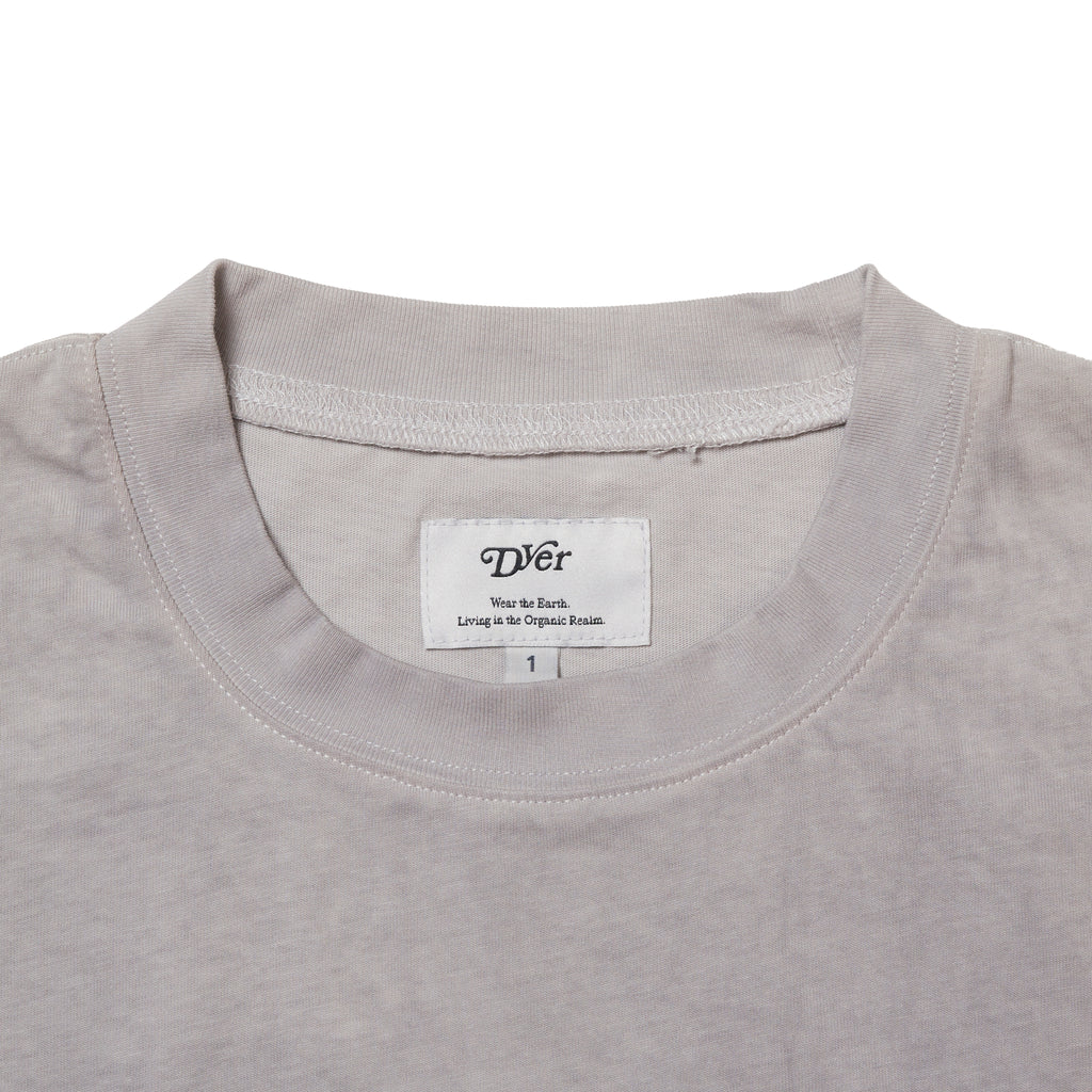 Natural Dyeing Short Sleeve Tee  "Green Tea Dye"