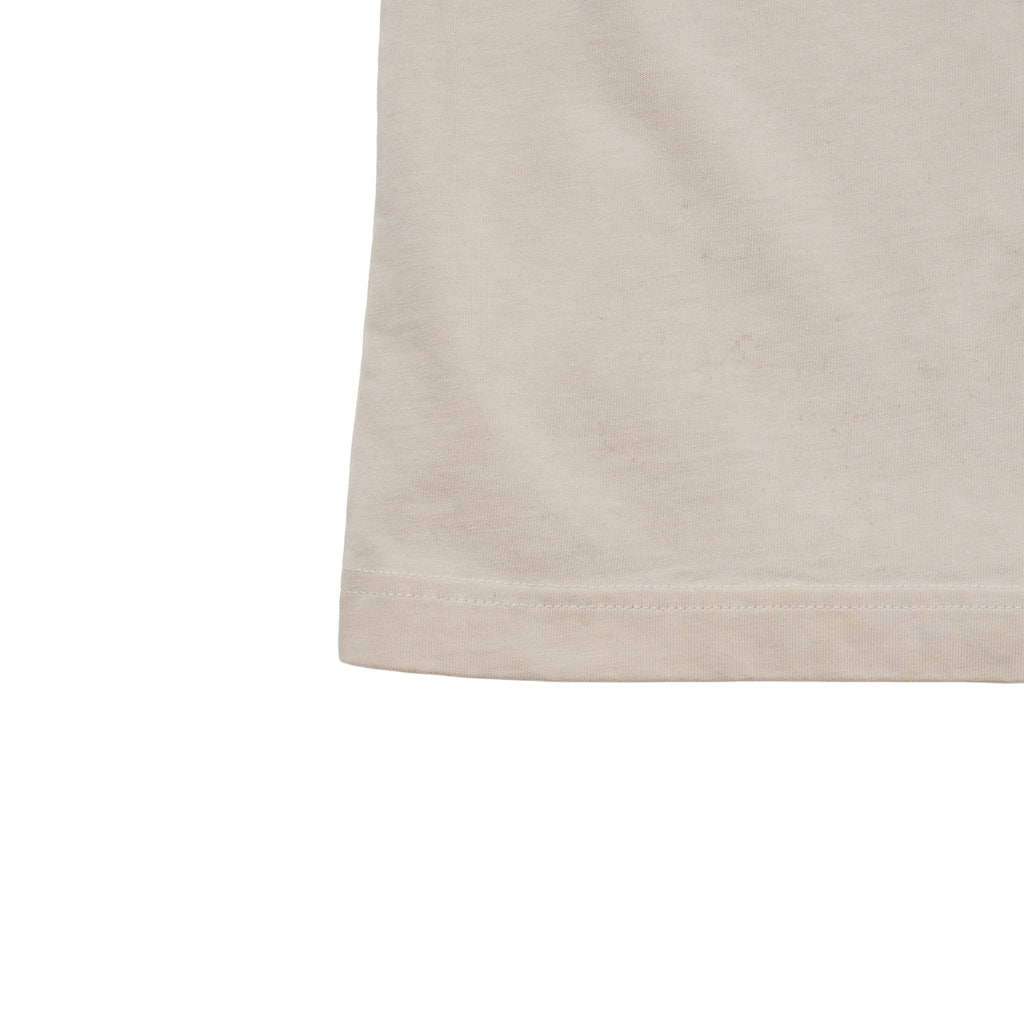 Natural Dyeing Long Sleeve Tee "Green Tea Dye"