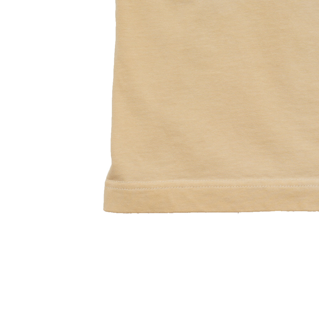 Natural Dyeing Long Sleeve Tee "Green Tea Dye"